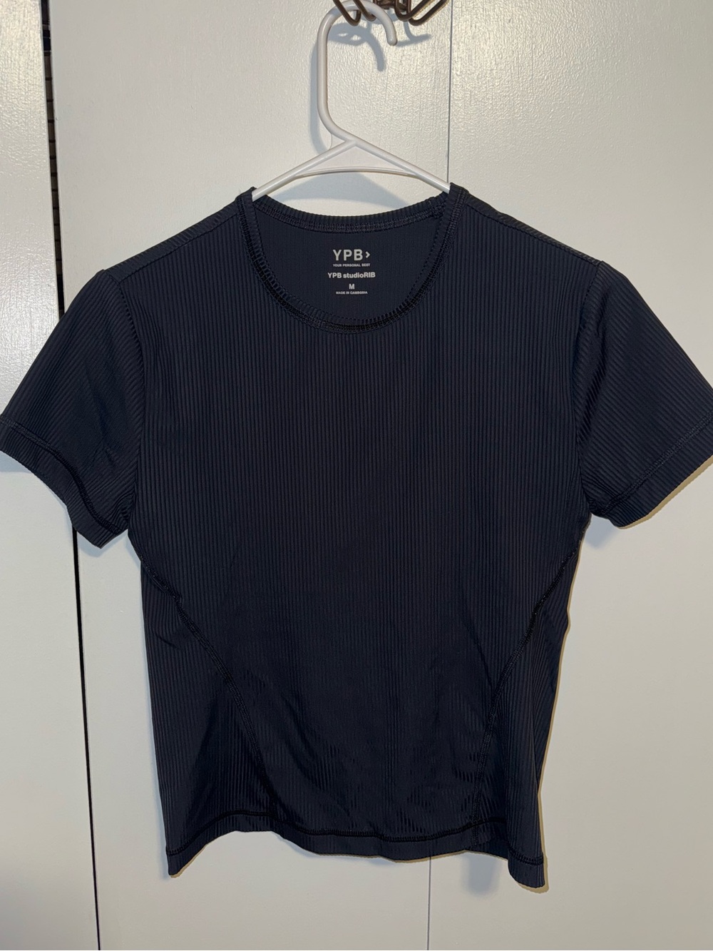 Abercrombie & Fitch YPB Studio Rib Short Sleeve Shirt